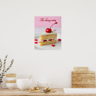 Poster L'affiche Cerise sur le toit