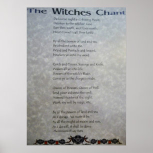 Poster L'affiche Chant aux sorcières