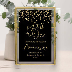 Poster L'Affiche de bienvenue de l'anniversaire d'un Mari
