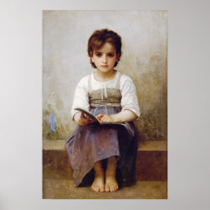 Poster L'affiche de Bouguereau The Hard Lesson