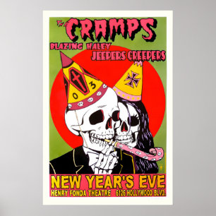 Poster L'affiche de concert de reproduction de The Cramps