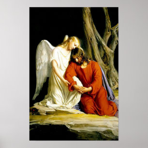 Poster L'affiche de Jésus dans le jardin de Gethsemane