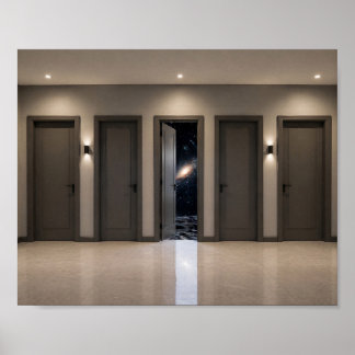 Poster L'affiche de La Porte qui n'est pas à sa place