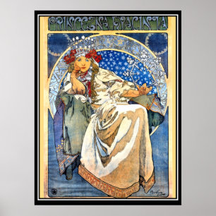Poster L'affiche de la princesse Alphonse Mucha