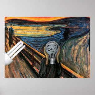 Poster L'affiche de l'ampoule hurlante