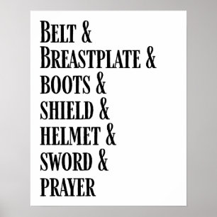 Poster L'affiche de l'armure de Dieu