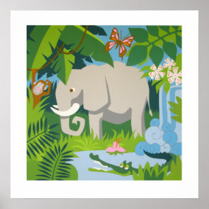 Poster L'affiche de l'éléphant