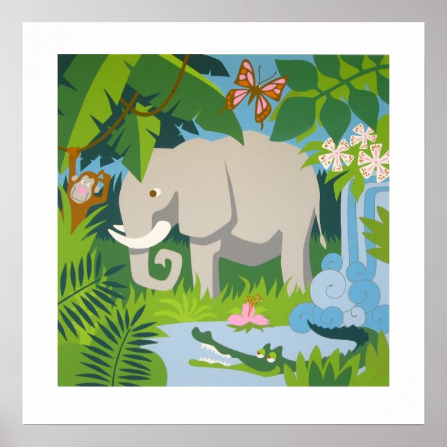 Poster L'affiche de l'éléphant (Devant)