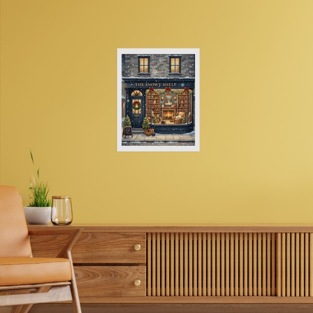 Poster L'affiche de l'étagère enneigée (Salon 2)