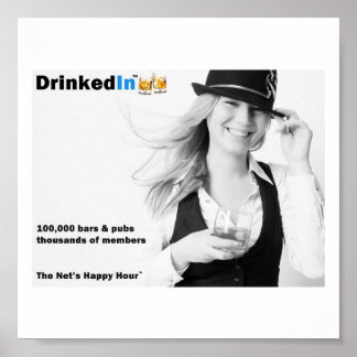 Poster L'affiche de l'heure heureuse du Net