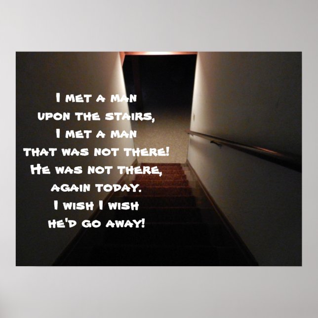 Poster L'affiche de l'homme INVISIBLE (Devant)