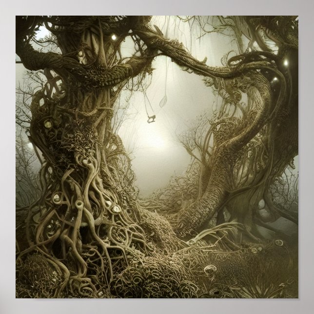 Poster L'affiche de l'Imaginaire de l'arbre généalogique (Devant)