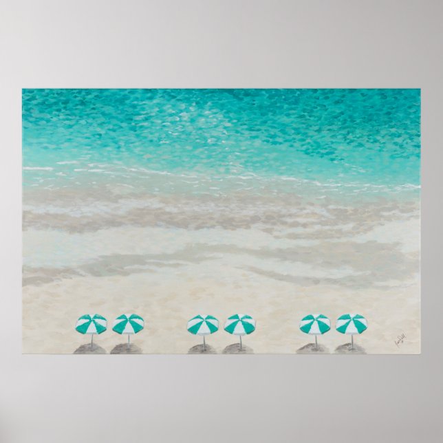 Poster L'affiche de vacances Imprimer - par Just Dahl (Devant)