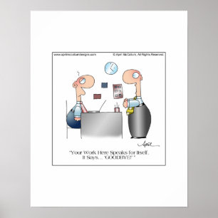 Poster L'affiche de votre travail par April McCallum