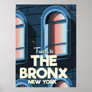 Poster L'affiche de voyage du Bronx New York City