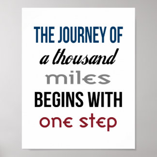 Poster L'affiche de voyage (taille du cadre photo standar