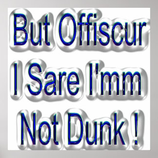 Poster L'affiche des buveurs