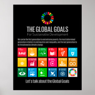 Poster L'affiche des objectifs mondiaux