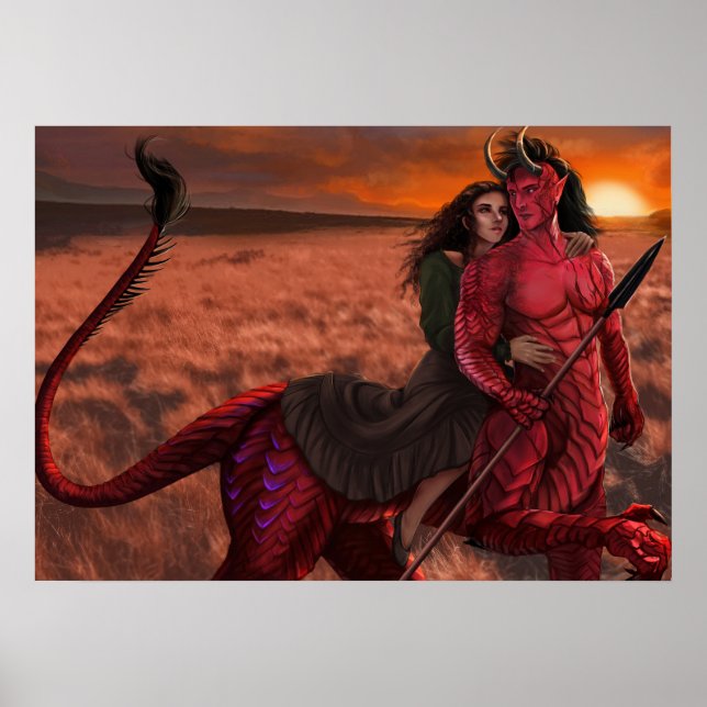 Poster L'affiche du bibliothécaire et de la bête (Devant)