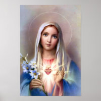 L'affiche du Coeur Immaculé de Marie