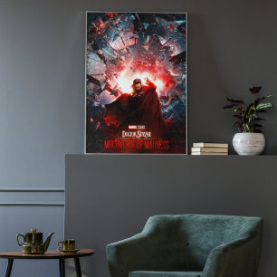 Poster L'affiche du Docteur Strange dans le multivers de