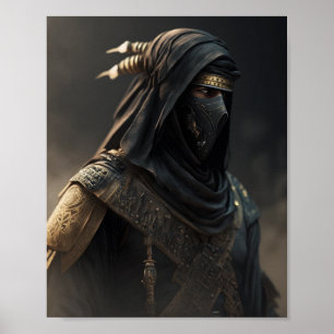 Poster L'affiche du guerrier arabe