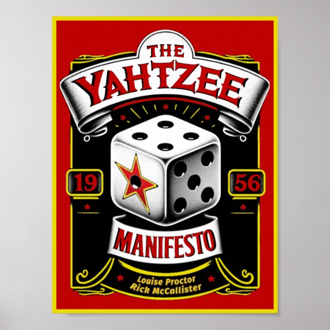 Poster L'affiche du Manifeste de Yahtzee (Devant)