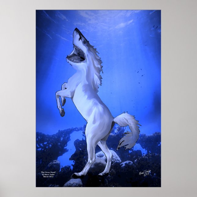 Poster L'affiche du requin cheval (Devant)