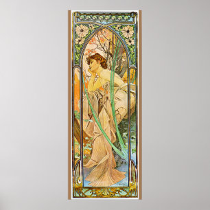Poster L'affiche du réveil Alfons Mucha