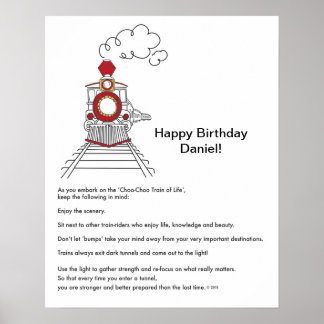 Poster L'affiche du train de vie Choo-Choo