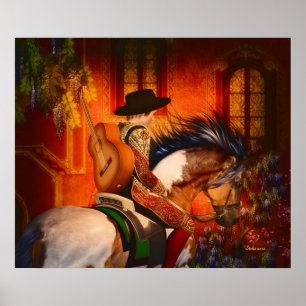 Poster L'affiche espagnole de chanteur de 14,95