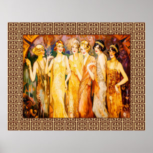 Poster L'Affiche Gatsby Ladies.