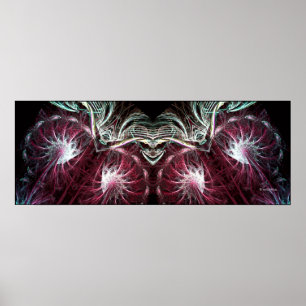 Poster L'affiche Joker Fractal Art