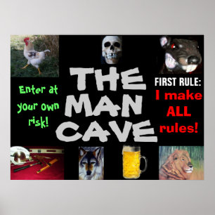 Poster L'affiche MAN CAVE