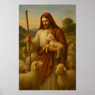 Poster L'affiche murale de Jesus Is Shephard #2™ LDS