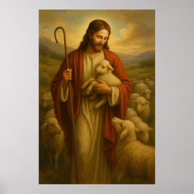 Poster L'affiche murale de Jesus Is Shephard #3™ LDS (Devant)