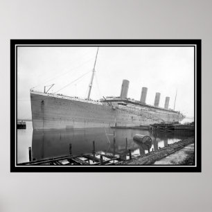 Poster L'affiche photo non peinte du Titanic Série titani