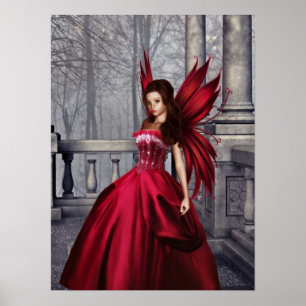 Poster L'affiche rouge de fée de charme