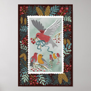 Poster L'affiche rouge de la chanson Winter Earth Crimson