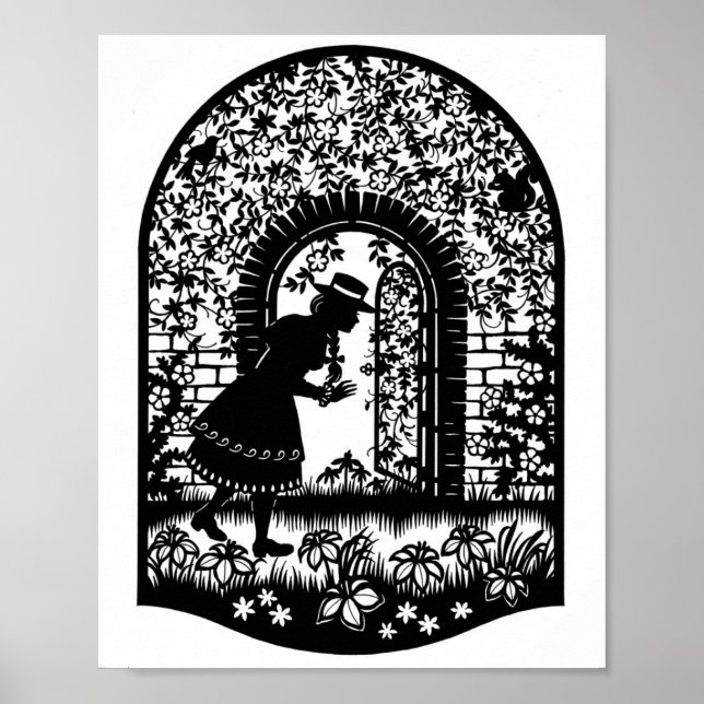 Poster L'affiche secrète du jardin (Devant)