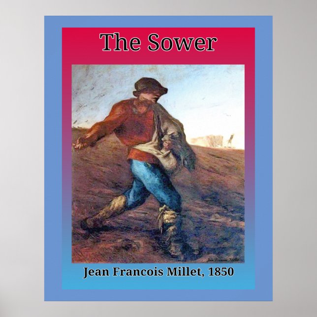 Poster L'affiche Sower 1850 (Devant)