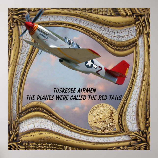 Poster L'affiche Tuskegee Airmen-RED TAILS (Devant)