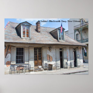 Poster Lafitte's Blacksmith Shop, New Orleans, LA