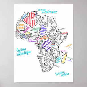 Poster L'Afrique francophone