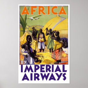 Poster L'Afrique par Imperial Airways