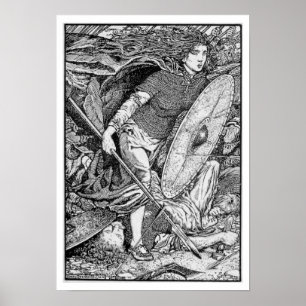 Poster Lagertha Viking Shield Maiden