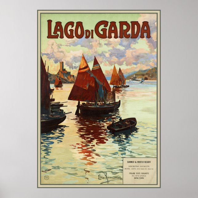 Poster Lago di Garda (Devant)