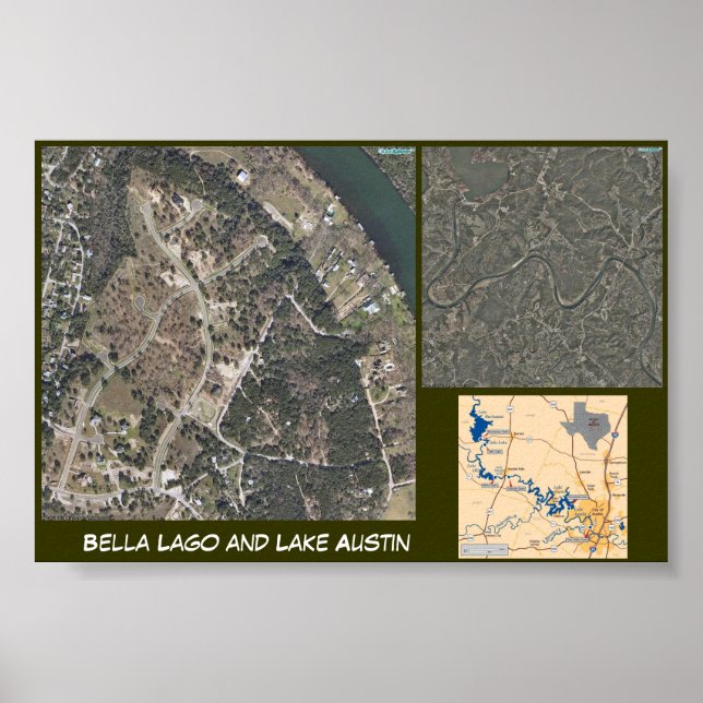 Poster Lago et le lac Austin (Devant)
