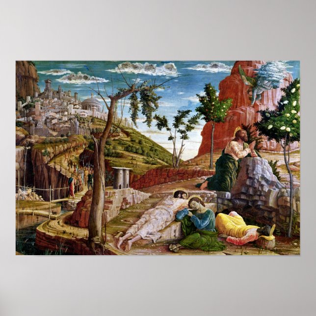 Poster L'agonie dans le jardin (Devant)