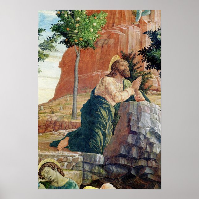 Poster L'agonie dans le jardin (Devant)